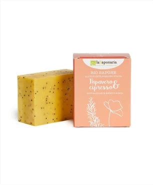 Poppy and cypress soap 100g