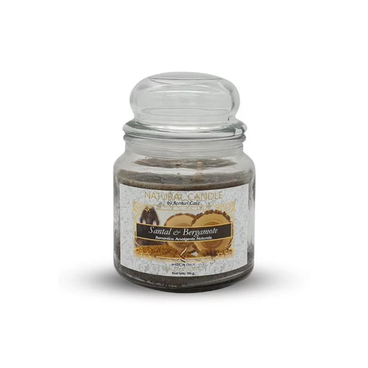 Candele Profumate santal e bergamote 380g