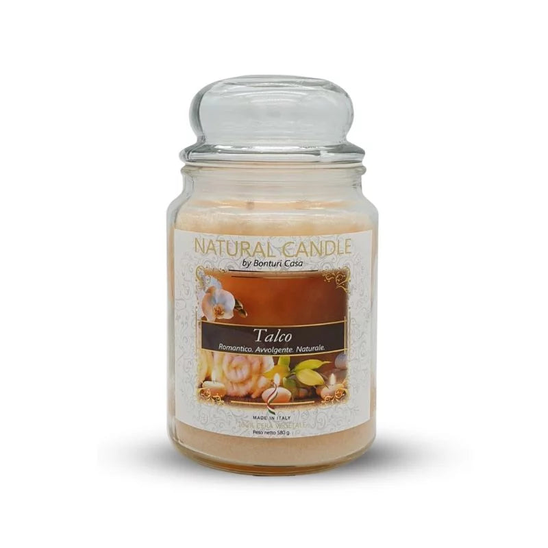 Candele Profumate talco 580g