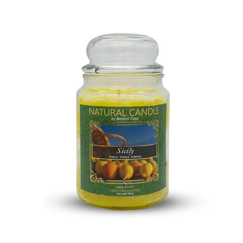 candele profumate sicily 580g