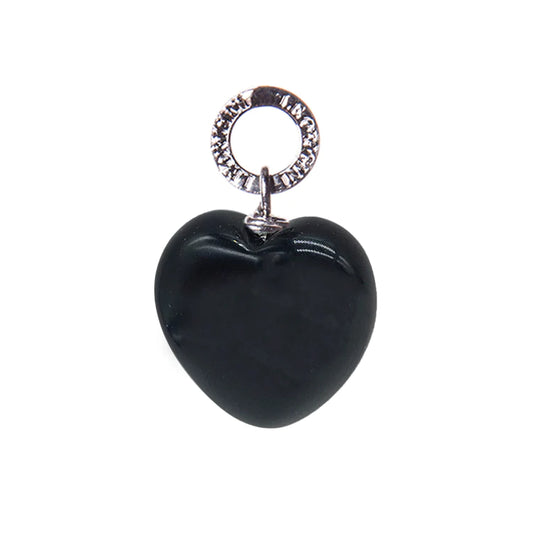 Obsidian Heart Charm - Limited Edition