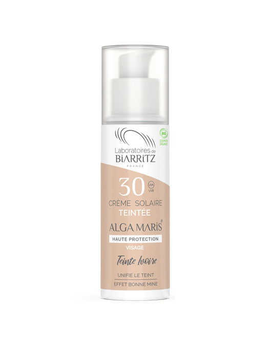 "IVORY" BIO Face Tinted Sun Cream SPF 30 - 50ml