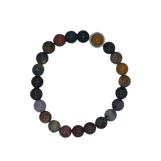 Pulsera del zodiaco Jaspe oceánico