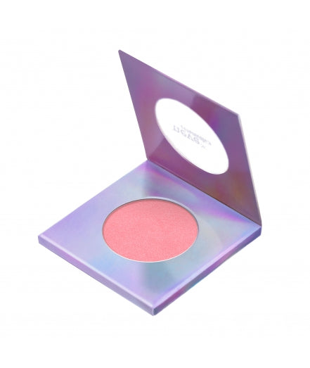 Emoticon single blush Matte warm pink.