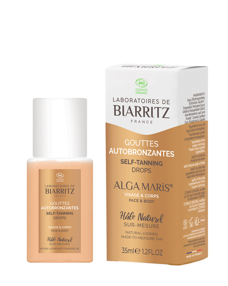 Lozione Autoabbronzante in Gocce Viso e Corpo - 35 ml