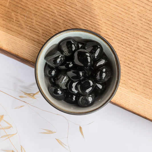 Burattato Ossidiana Silver