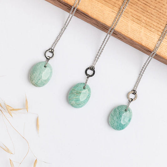 Collar de amazonita del zodiaco - Géminis