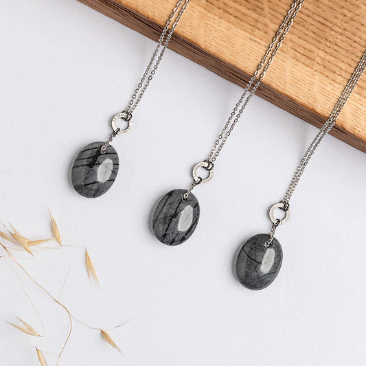 Collar de jaspe del zodiaco Picasso - Edición limitada