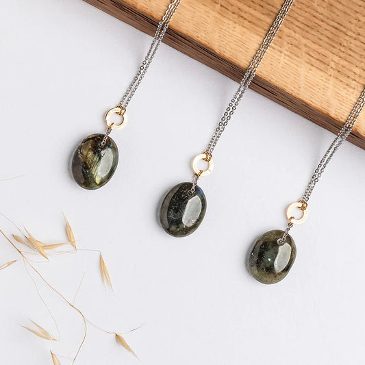 Collar de labradorita del zodiaco - Edición limitada