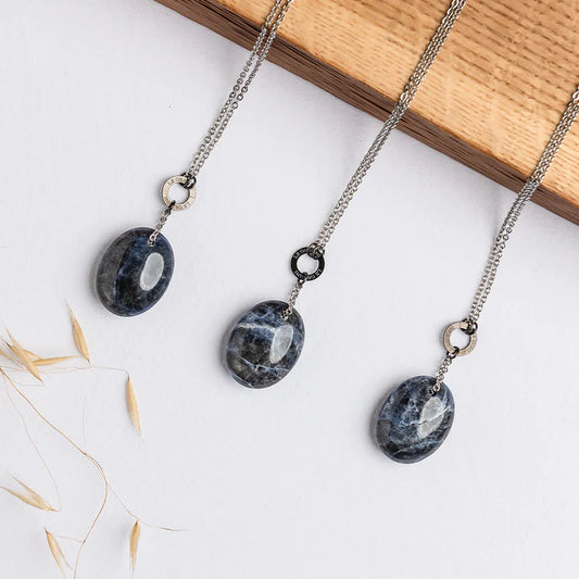 Collar de sodalita del zodiaco - Sagitario