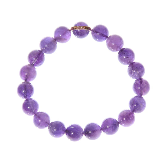 Pulsera de amatista del zodiaco