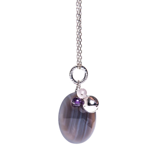 Llama a los ángeles Ágata gris