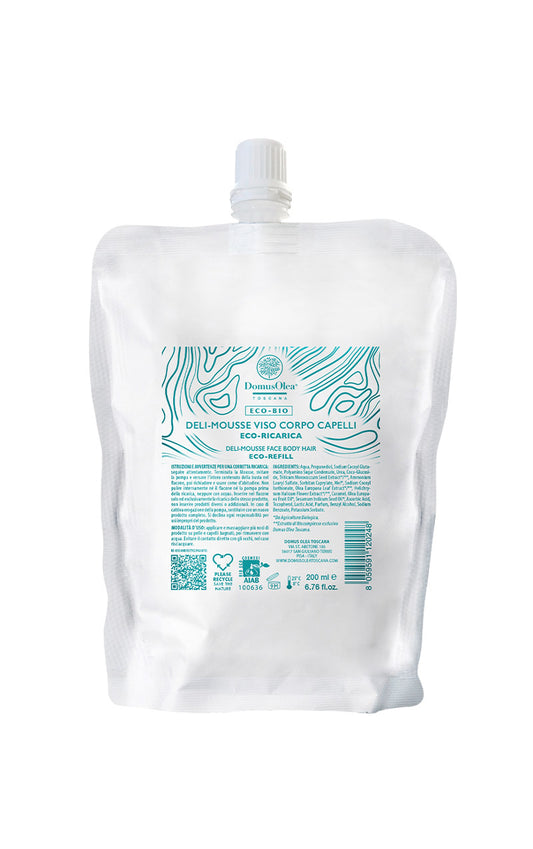 DELI-MOUSSE VISO CORPO CAPELLI ECORICARICA