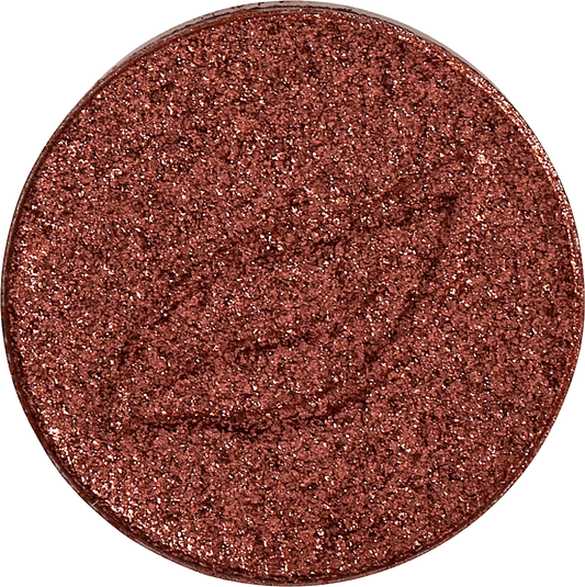 eyeshadows in pan - copper red