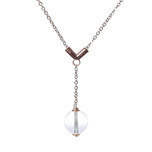 Colgante de Diosa de Cristal de Roca - Escuchando