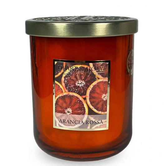 candela arancia rossa