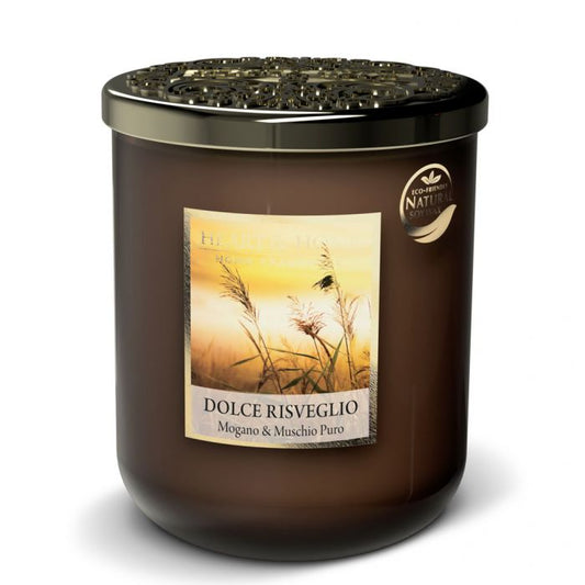 Candela in cera di soia dolce risveglio