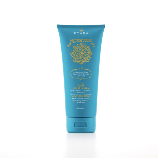 Mascarilla ayurvédica revitalizante hialurvédica: amla, malvavisco y henna neutra