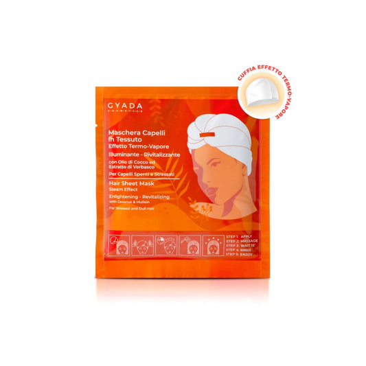 Maschera Capelli In Tessuto Effetto Termo-Vapore - Illuminante E Rivitalizzante N.6
