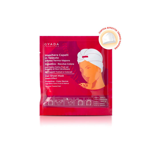 Maschera Capelli In Tessuto Effetto Termo-Vapore - Protettiva E Ravviva Colore N.4