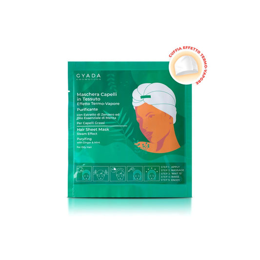 Maschera Capelli In Tessuto Effetto Termo-Vapore - Purificante E Antiforfora N.5