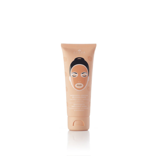 Mascarilla facial calmante y emoliente 