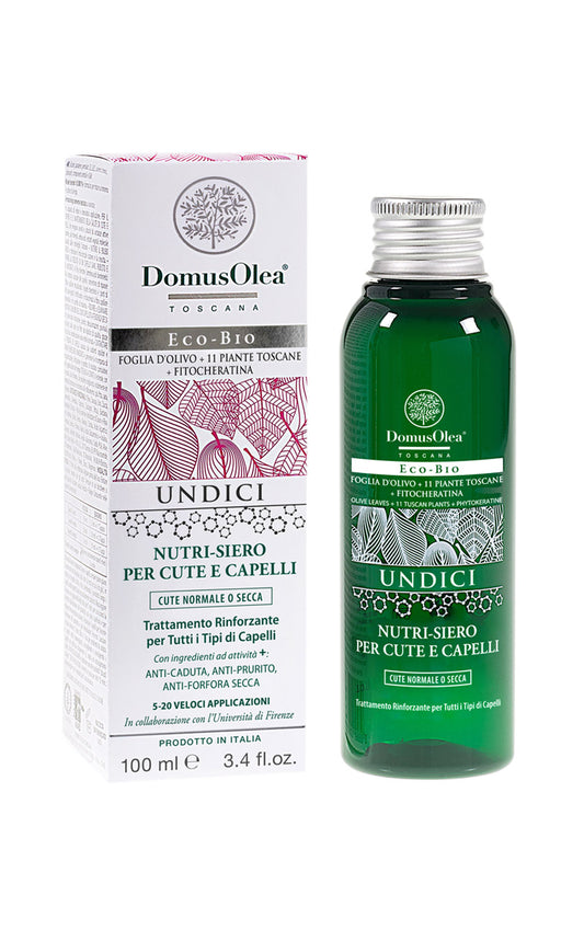 NUTRI-SIERO PER CUTE E CAPELLI - CUTE NORMALE O SECCA – UNDICI 50ml