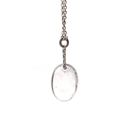 Mini collar de cristal de roca del zodíaco - Cáncer